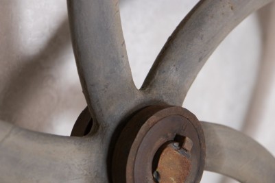 Large Victorian Cast Iron Wheels